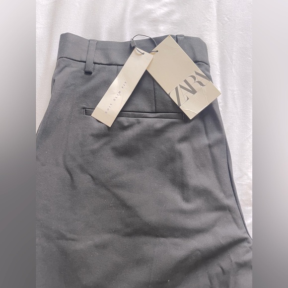 Zara Suit Slim Fit Pants - Picture 4 of 10